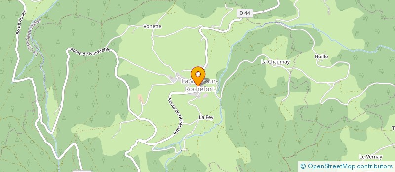 localisation de l'entreprise ETABLISSEMENTS CAMILLE TRAPEAUX  LA VALLA-SUR-ROCHEFORT