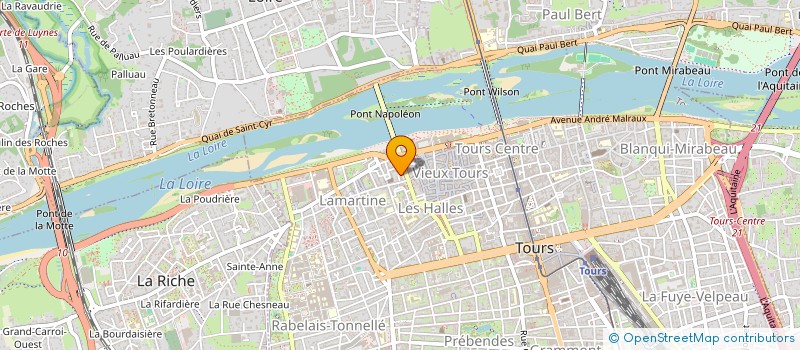 localisation de l'entreprise ETABLISSEMENTS CAMPAGNE à TOURS