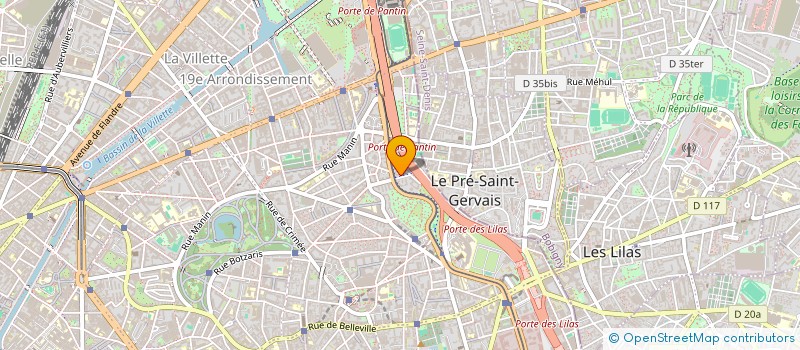 localisation de l'entreprise ETABLISSEMENTS CAMUS à PARIS