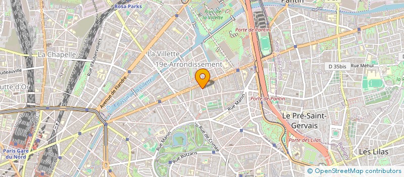 localisation de l'entreprise ETABLISSEMENTS CANAVESIO à PARIS