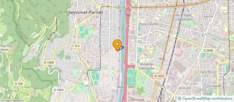 localisation de l'entreprise ETABLISSEMENTS CANDEIAS à SEYSSINS