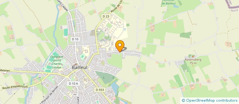 localisation de l'entreprise ETABLISSEMENTS CANLER ET FILS à BAILLEUL