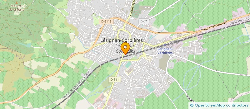 localisation de l'entreprise ETABLISSEMENTS CAPDEVILLE  LEZIGNAN-CORBIERES