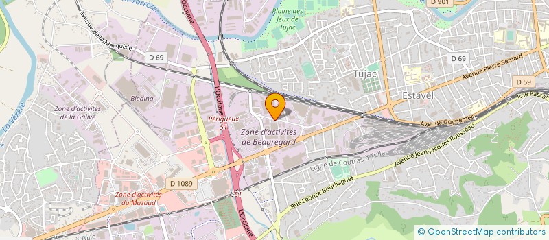 localisation de l'entreprise ETABLISSEMENTS CAPELLE LUNOETUI  BRIVE-LA-GAILLARDE