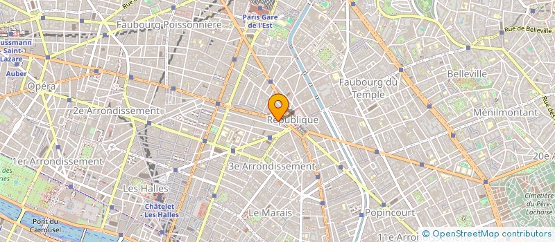 localisation de l'entreprise ETABLISSEMENTS CARAUD  PARIS