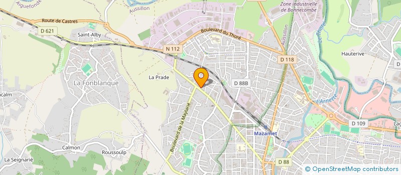 localisation de l'entreprise ETABLISSEMENTS CARAYON & CIE à AUSSILLON