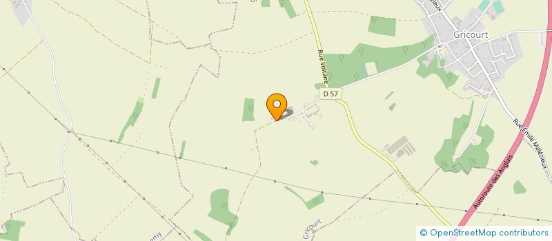 localisation de l'entreprise ETABLISSEMENTS CARLIER à GRICOURT