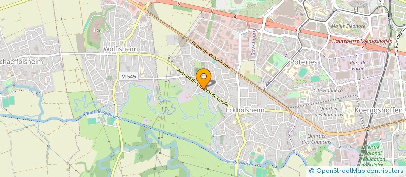 localisation de l'entreprise ETABLISSEMENTS CASALE à ECKBOLSHEIM