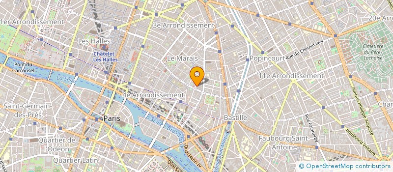 localisation de l'entreprise ETABLISSEMENTS CASIN  PARIS