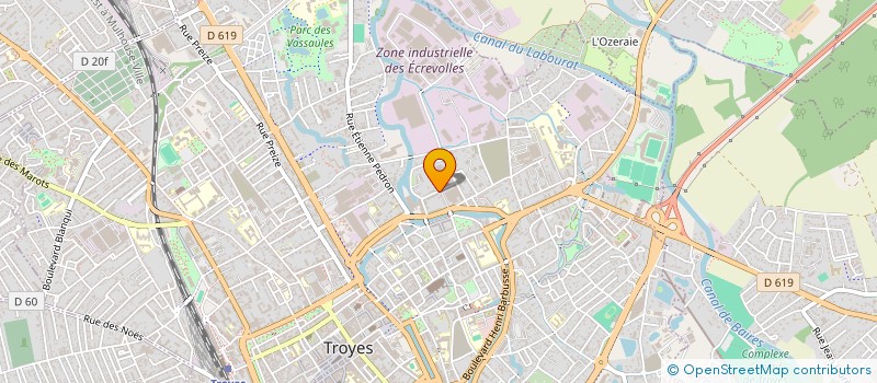localisation de l'entreprise ETABLISSEMENTS CASTRO à TROYES