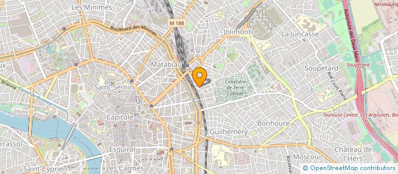 localisation de l'entreprise ETABLISSEMENTS CAU DIDIER à TOULOUSE