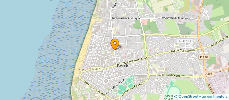 localisation de l'entreprise ETABLISSEMENTS CAUCHIN ET FILS à BERCK