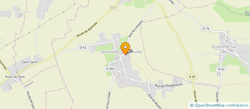 localisation de l'entreprise ETABLISSEMENTS CAUCHOIS à SERVAVILLE-SALMONVILLE