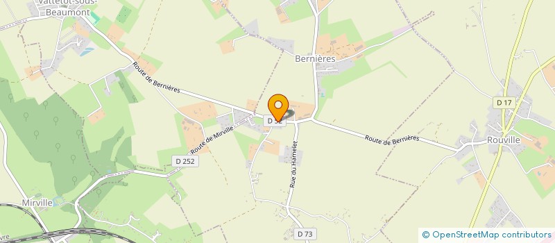 localisation de l'entreprise ETABLISSEMENTS CAUX à BERNIERES