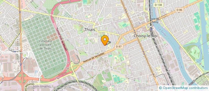 localisation de l'entreprise ETABLISSEMENTS CAYRE  THIAIS