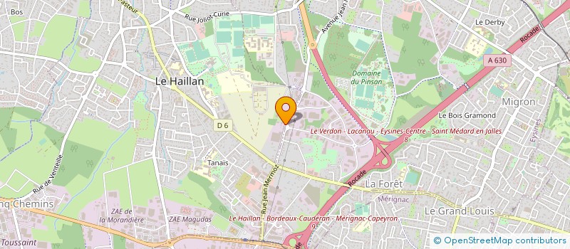 localisation de l'entreprise ETABLISSEMENTS CELINGANT à LE HAILLAN