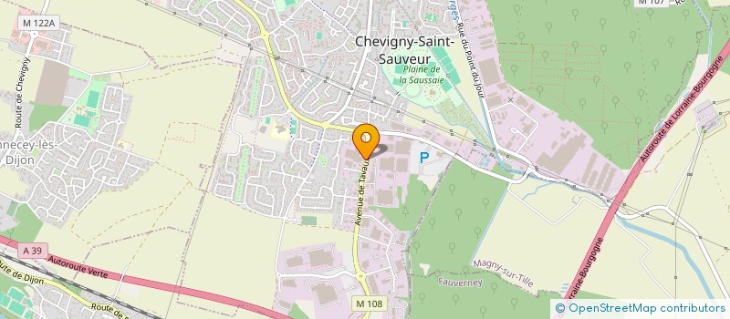 localisation de l'entreprise ETABLISSEMENTS CERAMIQUES DE BOURGOGNE à CHEVIGNY-SAINT-SAUVEUR