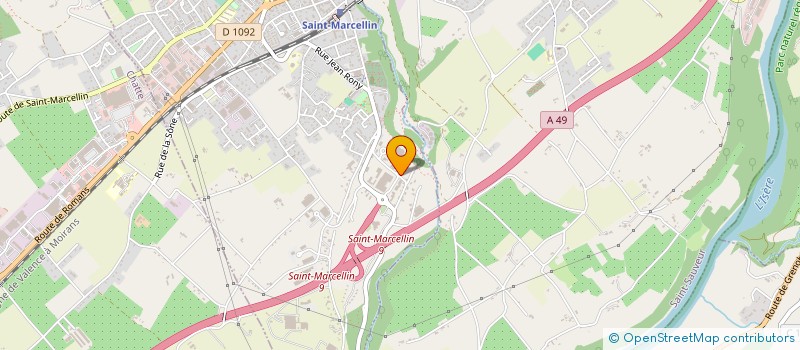 localisation de l'entreprise ETABLISSEMENTS CHABERT FRERES  SAINT-MARCELLIN