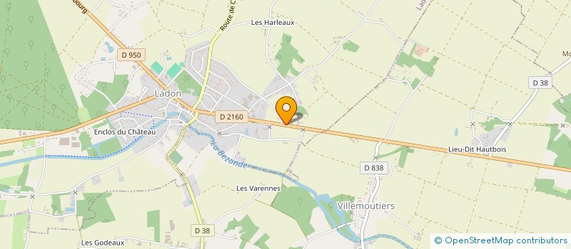 localisation de l'entreprise ETABLISSEMENTS CHABRIER à LADON