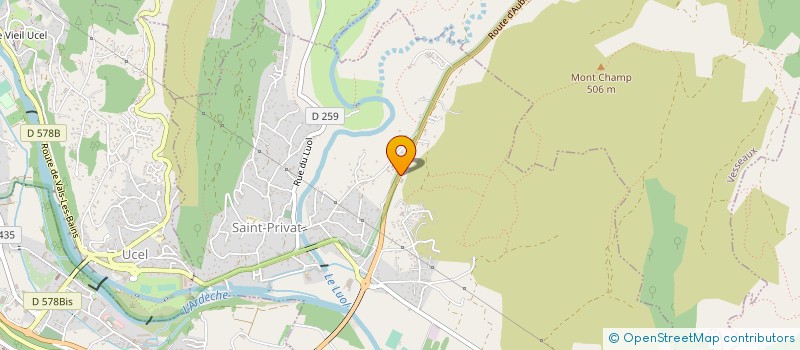 localisation de l'entreprise ETABLISSEMENTS CHABROULIN à SAINT-PRIVAT