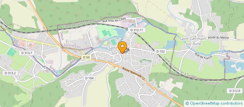 localisation de l'entreprise ETABLISSEMENTS CHAGOT à SAINT-REMY-SUR-AVRE