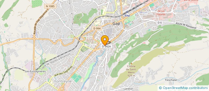 localisation de l'entreprise ETABLISSEMENTS CHAIX  GAP