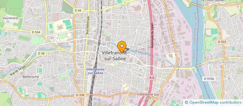 localisation de l'entreprise ETABLISSEMENTS CHAMBAT  VILLEFRANCHE