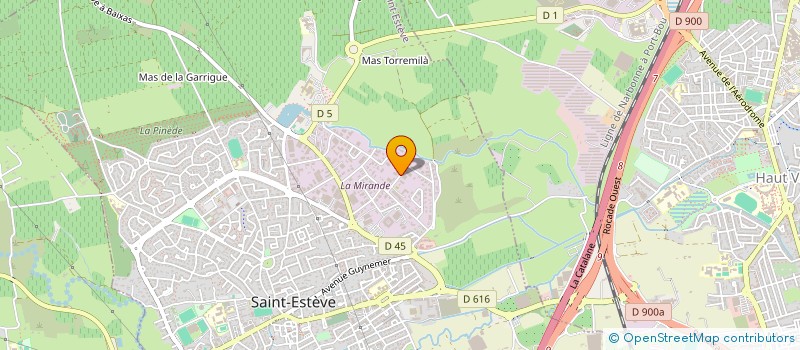 localisation de l'entreprise ETABLISSEMENTS CHAMORIN à SAINT-ESTEVE