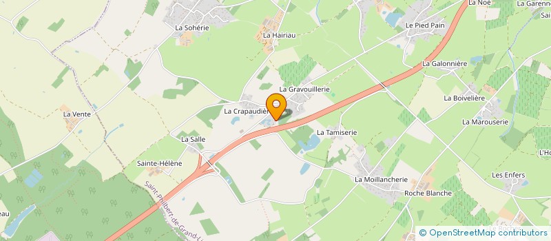 localisation de l'entreprise ETABLISSEMENTS CHARIER à SAINT-PHILBERT-DE-GRAND-LIEU