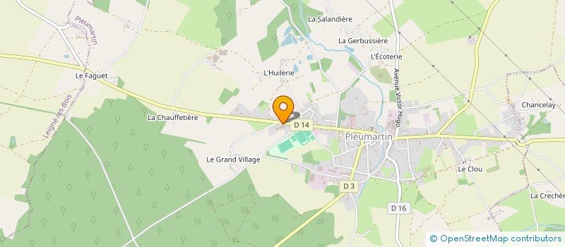 localisation de l'entreprise ETABLISSEMENTS CHARLES BOURBON à PLEUMARTIN