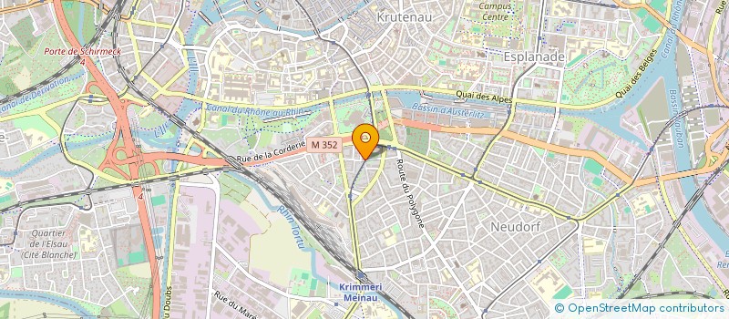 localisation de l'entreprise ETABLISSEMENTS CHARLES SEYLLER à STRASBOURG