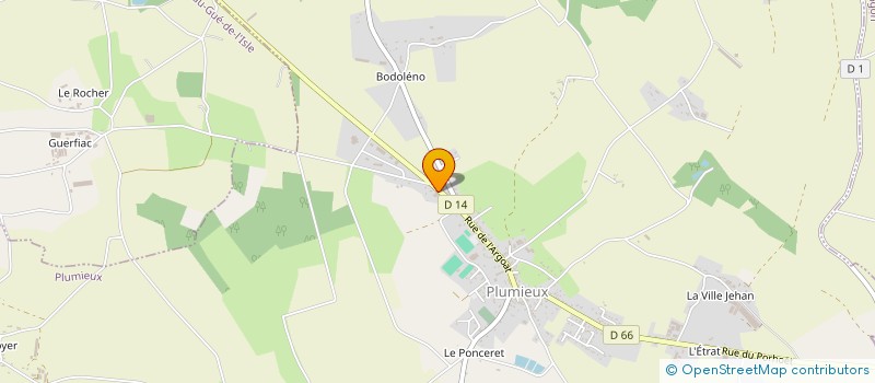 localisation de l'entreprise ETABLISSEMENTS CHARPENTIER à PLUMIEUX