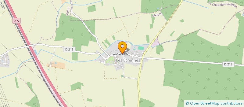 localisation de l'entreprise ETABLISSEMENTS CHARPENTIER PERE ET FILS  LES ECRENNES