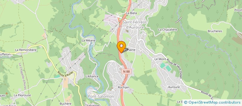 localisation de l'entreprise ETABLISSEMENTS CHARREL  SAINT-FERREOL-D'AUROURE