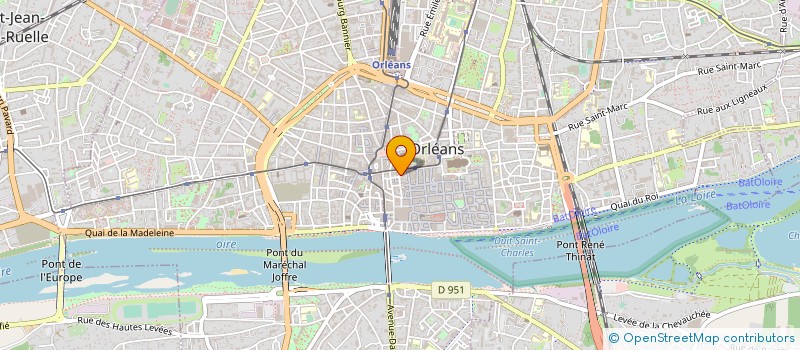 localisation de l'entreprise ETABLISSEMENTS CHASSAGNE ET FILS à ORLEANS