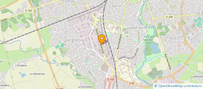 localisation de l'entreprise ETABLISSEMENTS CHASSE à LA ROCHE-SUR-YON
