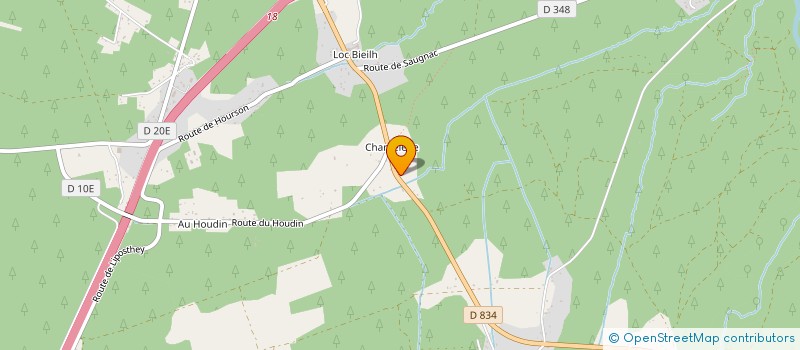 localisation de l'entreprise ETABLISSEMENTS CHASTEL à SAUGNAC-ET-MURET
