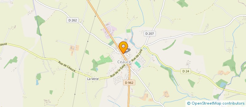 localisation de l'entreprise ETABLISSEMENTS CHATELAIS à CEAUCE
