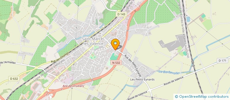 localisation de l'entreprise ETABLISSEMENTS CHAZOT à SAINT-MARCEL-LES-VALENCE