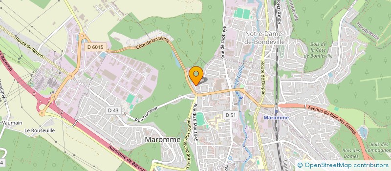 localisation de l'entreprise ETABLISSEMENTS CHEBBI  MALAUNAY