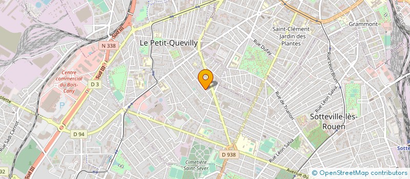 localisation de l'entreprise ETABLISSEMENTS CHEDRU à LE PETIT-QUEVILLY