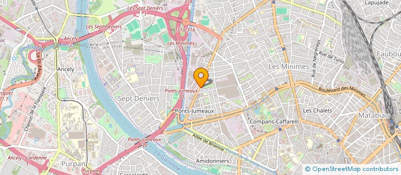 localisation de l'entreprise ETABLISSEMENTS CHELLI  TOULOUSE