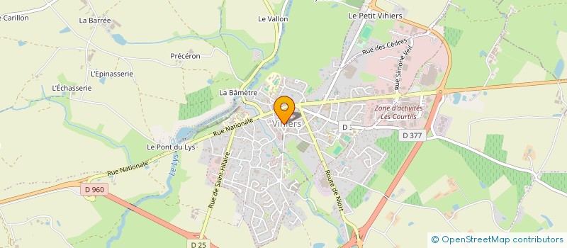 localisation de l'entreprise ETABLISSEMENTS CHEVREUIL à LYS-HAUT-LAYON