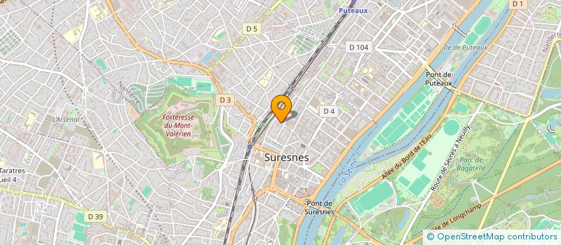 localisation de l'entreprise ETABLISSEMENTS CHEVREUIL à SURESNES