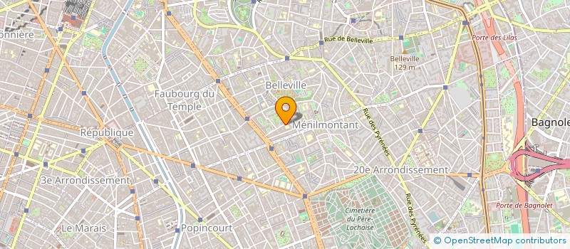 localisation de l'entreprise ETABLISSEMENTS CHOPINET  PARIS