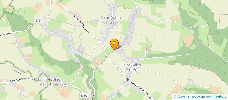 localisation de l'entreprise ETABLISSEMENTS CHOULANT à SAINT-AUBIN-DE-CRETOT