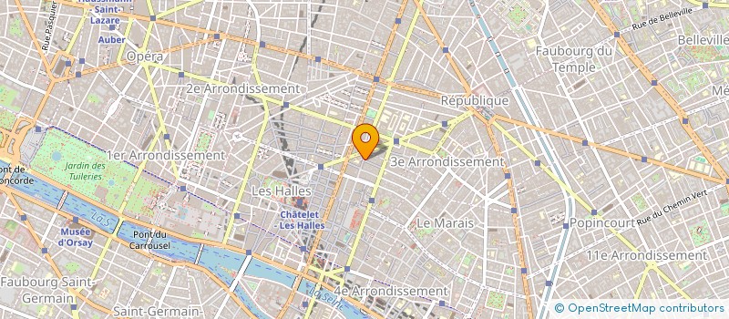 localisation de l'entreprise ETABLISSEMENTS CHP 3 DIFFUSION HAI'S  PARIS