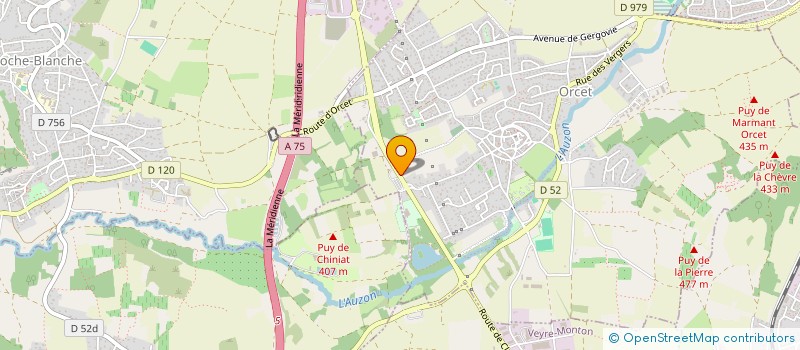 localisation de l'entreprise ETABLISSEMENTS CHRISTIAN PERRET  LA ROCHE-BLANCHE