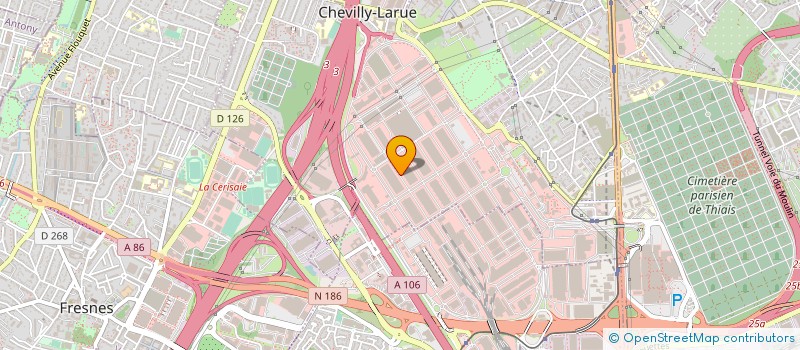 localisation de l'entreprise ETABLISSEMENTS CLAR  CHEVILLY-LARUE