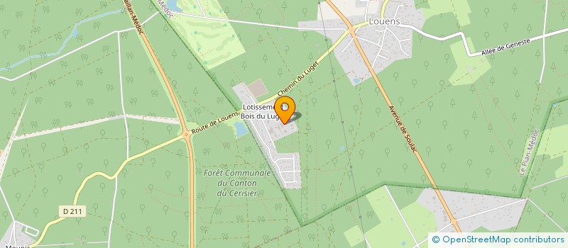 localisation de l'entreprise ETABLISSEMENTS CLASTRES ET FILS  LE PIAN-MEDOC